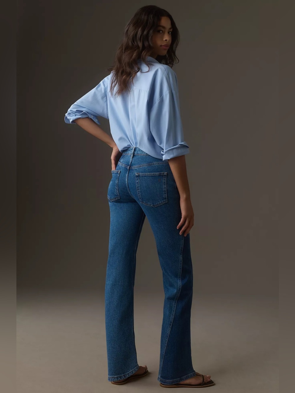 Pilcro Anthropologie Vintage High Rise Straight Leg Jeans Size 31 NWT - Picture 13 of 15